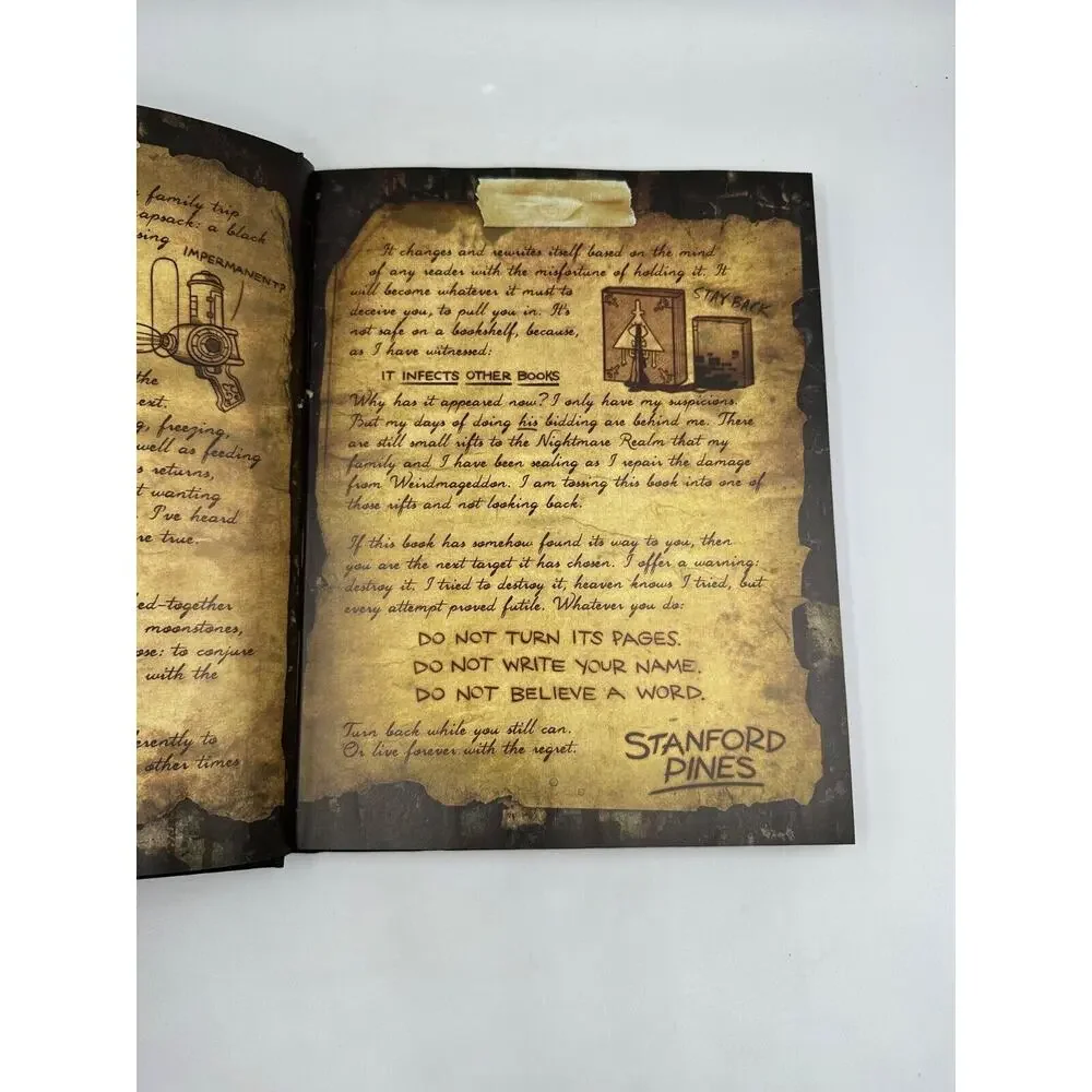 The Book of Bill 2024 Hardcover Alex Hirsch Bill Cipher No Dust Jacket